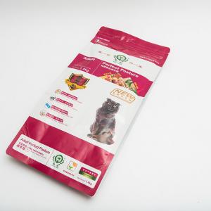 1.4kg a imprimé le phoque latéral Cat Food Bags Recyclable inférieure du sachet en plastique de gousset K