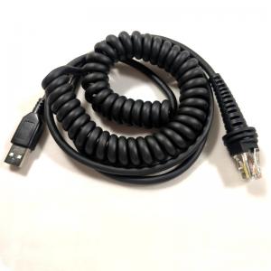 5V Coiled USB Barcode Scanner Cable CBL-500-500-C00 For Honeywell