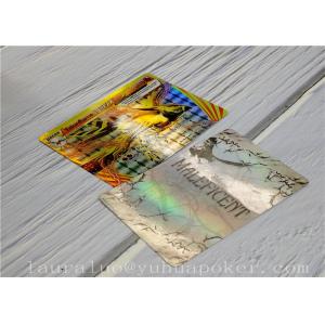 Artwork Cards For Games , Flash Card Material Warp In Deck Round Corner Blackjack Size