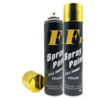 China Bright Gold Metallic Electro Plated Aerosol Spray Paint on sale