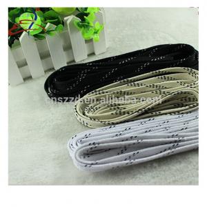 China 10mm Ice Hockey Skate Laces Polyester Waxed Hockey Laces supplier