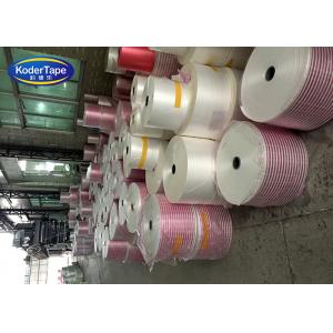 China Hot Melt Adhesive white color Width 12mm Poly Bag Sealer Tape supplier