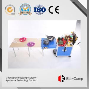 China High Performance Outdoor Kitchen Products , Sea Blue Camping Gas Stove supplier