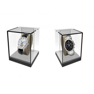 Watch Display Case with Clear Acrylic  PU leather Pillow 150*150*200mm