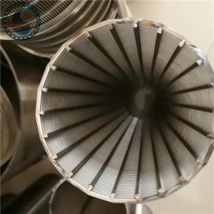 China V Shaped Wire 0.75mm Slot Johnson Screen Pipe For Screening supplier