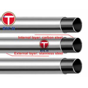 China GB/T18704 Q195 Q235 12Cr18Ni9 Stainless Steel Clad Pipes OD 12.7mm - 325mm supplier
