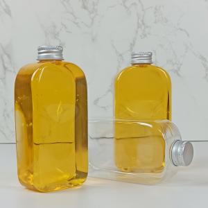 400ml PLA Flat Water Bottles With Caps Clear Beverages