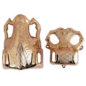 Copper Silver Casket Accessories With Praying Hands Casket Hardware