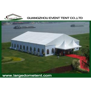 Large Capacity Royal Waterptoof Outdoor Wedding Tents With PVC / Glass Windows