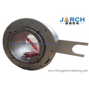 China Awg16 Lead Wire Big Through Bore Slip Ring Assembly  2 ~ 24 Conductors For Display Equipment supplier