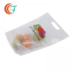 Fresh Fruit Stand Up Pouch Packaging With Window Food Grade
