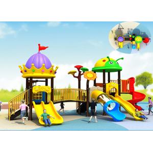 OEM Kids Plastic Playground Equipment , Skidproof Jungle Gym Outdoor Playground