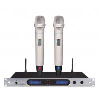 excellent quality 9007 wireless microphone system UHF PLL 200 channels selectable FM white