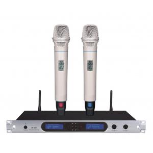 China excellent quality 9007 wireless microphone system UHF PLL 200 channels selectable FM white supplier