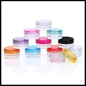 China 3g 5g Volume Clear Plastic Jars Cosmetic Containers Eye Shadow Powder Cans supplier