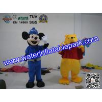 China Plush Advertising Mascot Costume , Mickey And Winnie Mascot on sale