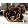 China Modern Flower Corten Steel Sculpture For Garden Decoration wholesale