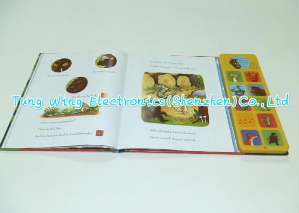 Custom 11 Button Sound Book Module For Indoor Kid's Eductational Learning