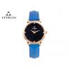Starry Star Crystal Fitron Quartz Watches With Black Dial Water Resistant 30