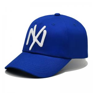 China Fashion Unisex Custom Embroidered Baseball Caps Curved Visor supplier