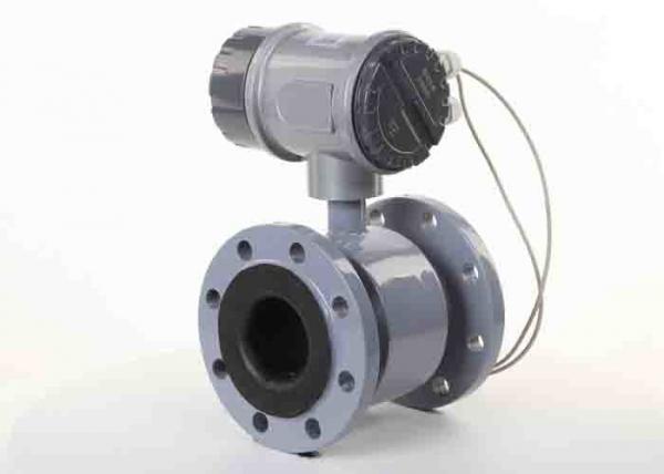 1.5% Accuracy Portable Electromagnetic Flow Meter With Liner Hard Rubber