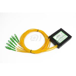 China Único divisor ótico do fio do modo 2*4, divisor ótico do PLC com os conectores do SC/APC supplier