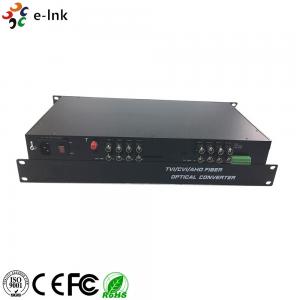 China 16Ch 108MHz Video Fiber Converter HD To AHD HD To CVI HD To TVI CVBS supplier