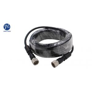 China Black 6 Pin Mini Din S Video Cable Extension For Mobile CCTV Camera System supplier