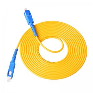 China 1M 3M 5M 10M 20M 30M LC To LC Fiber Optic Patch Cord Jumper Cable SM Simplex Single Mode Optic Cable For Network supplier