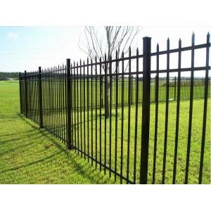 Home Garden tubular pool fencing Aluminum Profile Fence Black steel fence