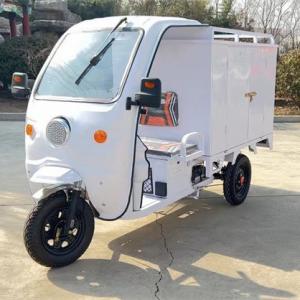 China Passenger Electric Delivery Tricycle Freight Lightweight Electric Delivery Trike Fast supplier