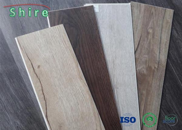 High Performance SPC Vinyl Plank Flooring Tile With 0.3mm / 0.5mm / 0.7mm Wear