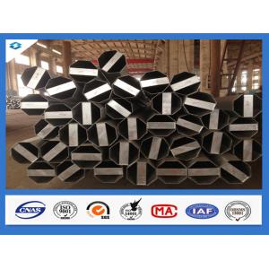 Q345 Steel Material 40FT Hot Dip Galvanized Electric Steel Pole