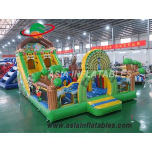 China 8 x 6M ignifuges Inflatable Zoo Playground pour l'adolescent supplier