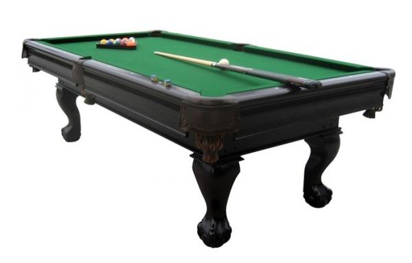 Solid Wood Modern 8 Foot Pool Table , Billiard Pool Table MDF Painting With Claw