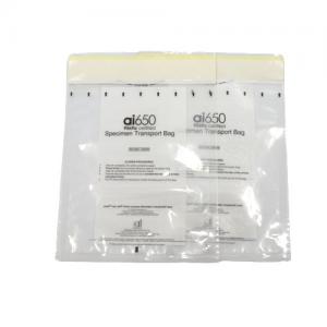 Disposable Self Adhesive Biological Detection 95kPa Specimen Bag Custom Printing