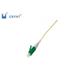 China PVC Yellow Color Fiber Optic Pigtail Single Mode Excellent Mechanical Endurance supplier