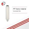 China Customizable Nonmetal Filter Element with PTFE Membrane and Durable PP Frame Material wholesale
