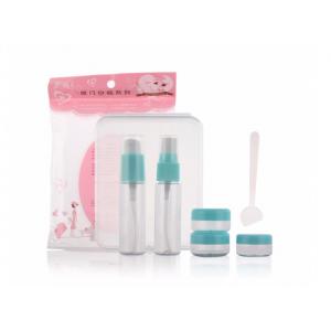 Non Spill 6PCS Travel Bottle Set Plastic Cosmetic 120ml With Pump Sprayer