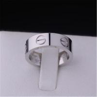 China Luxury Brand Jewelry Love Ring In 18K White Gold B4084700 on sale