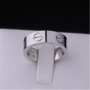 Luxury Brand Jewelry Love Ring In 18K White Gold B4084700