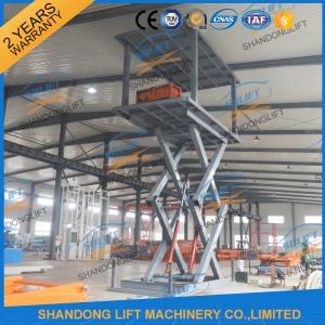 China 5T 5.36M Double Platform Scissor Car Lift for Villa In-ground Car Lift for House wholesale