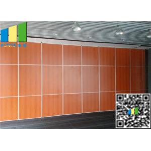Operable Timber Partition Wall Wooden Room Partitions Aluminium Frame