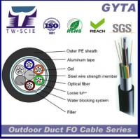 China Outdoor Aerial Loose Tube Fiber Optic Cable GYTA Aluminum Wire Armoured Cable on sale