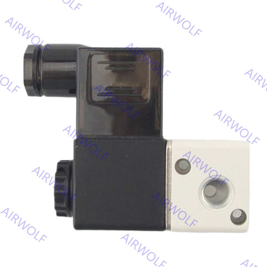 China Mini AIRTAC Electromagnetic 3/2 Way NC NO Solenoid Valves 3V1-06, 3V1-M5 with M5, 1/8" Port Size 0~0.8MPa Operating Pressure and -20~+70°C Working Temperature Range wholesale
