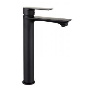 Black Kitchen Faucets Single Handle 0.6-1.0Mpa For Countertop