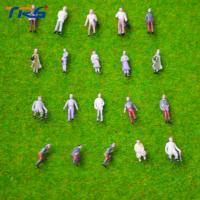 China 1:30 all seated scale model railway ABS plastic people s model sitting figures 1cm for scenery model making on sale