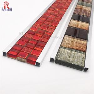 China Aluminium Listello Tile Trim , Weather Resistance Listello Mosaic Tile Trim supplier
