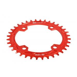 Red Anodized Bike Sprocket / Freewheel CNC Machining Parts for Road Bicycle