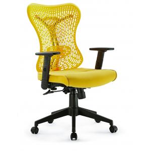 China High End Yellow Ergo Mesh Office Chair Adjustable Arms With Head Up And Down wholesale